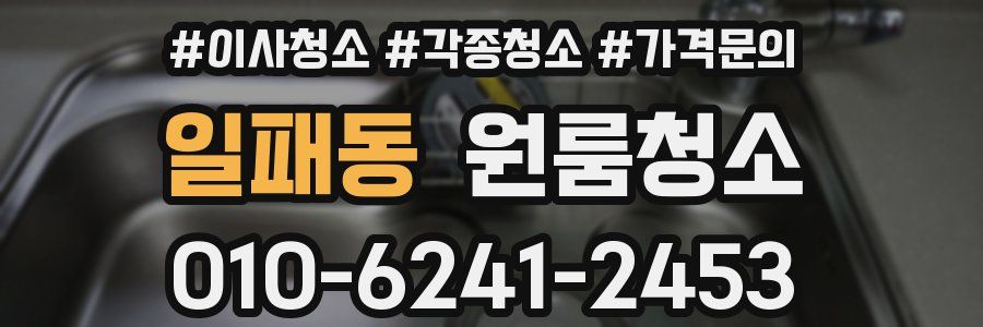 일패동 이사청소