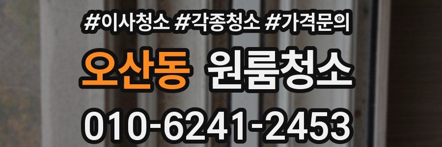 오산동 이사청소