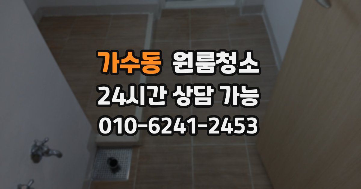 가수동 입주청소