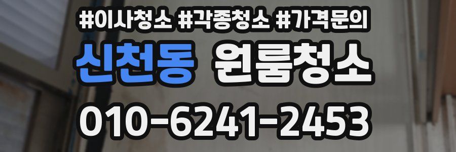 신천동 이사청소