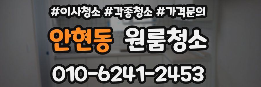 안현동 이사청소