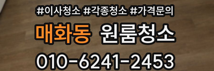 매화동 이사청소