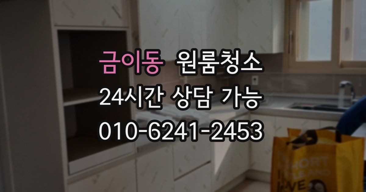 금이동 입주청소