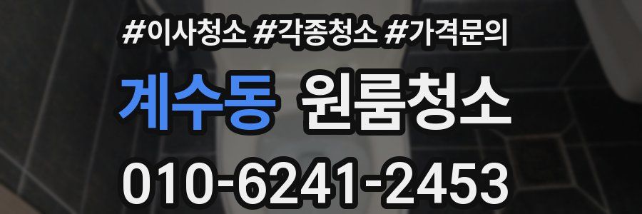계수동 이사청소