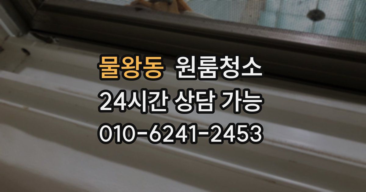 물왕동 입주청소