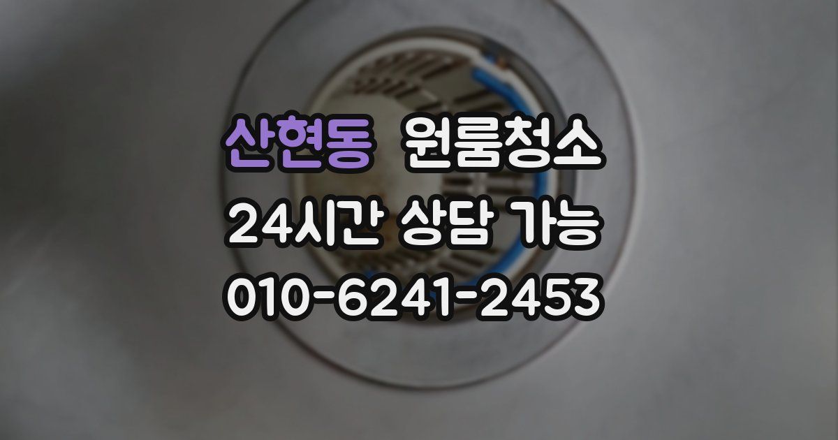 산현동 입주청소