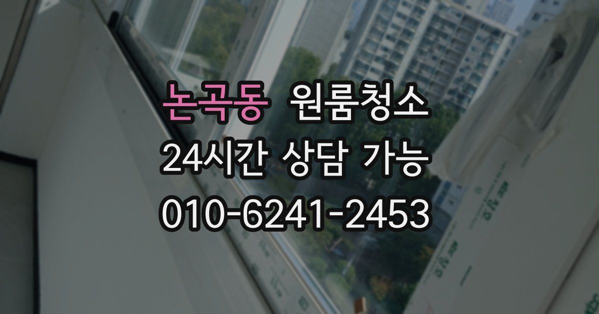 논곡동 입주청소