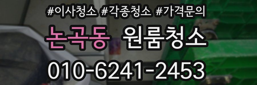 논곡동 이사청소