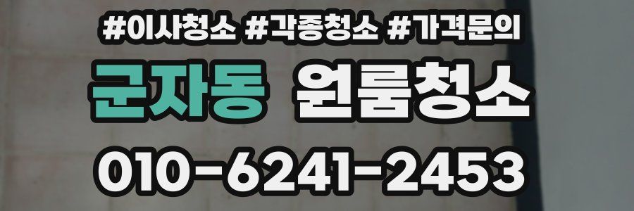 군자동 이사청소