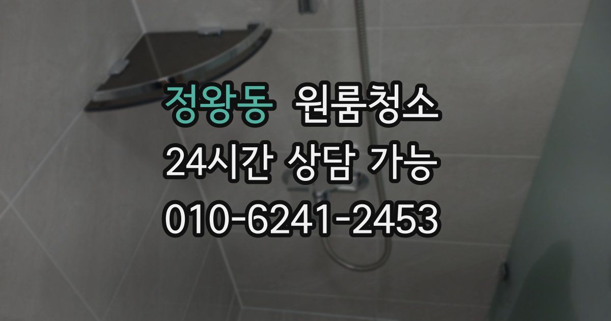 정왕동 입주청소