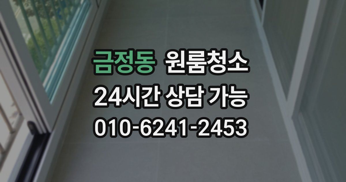 금정동 입주청소