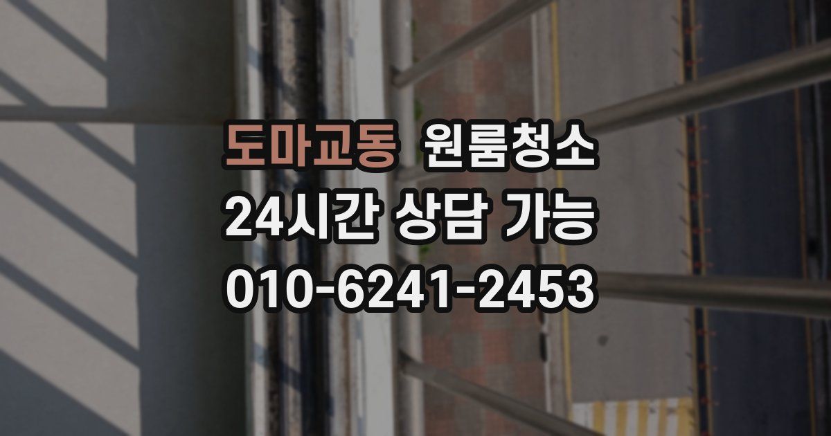 도마교동 입주청소