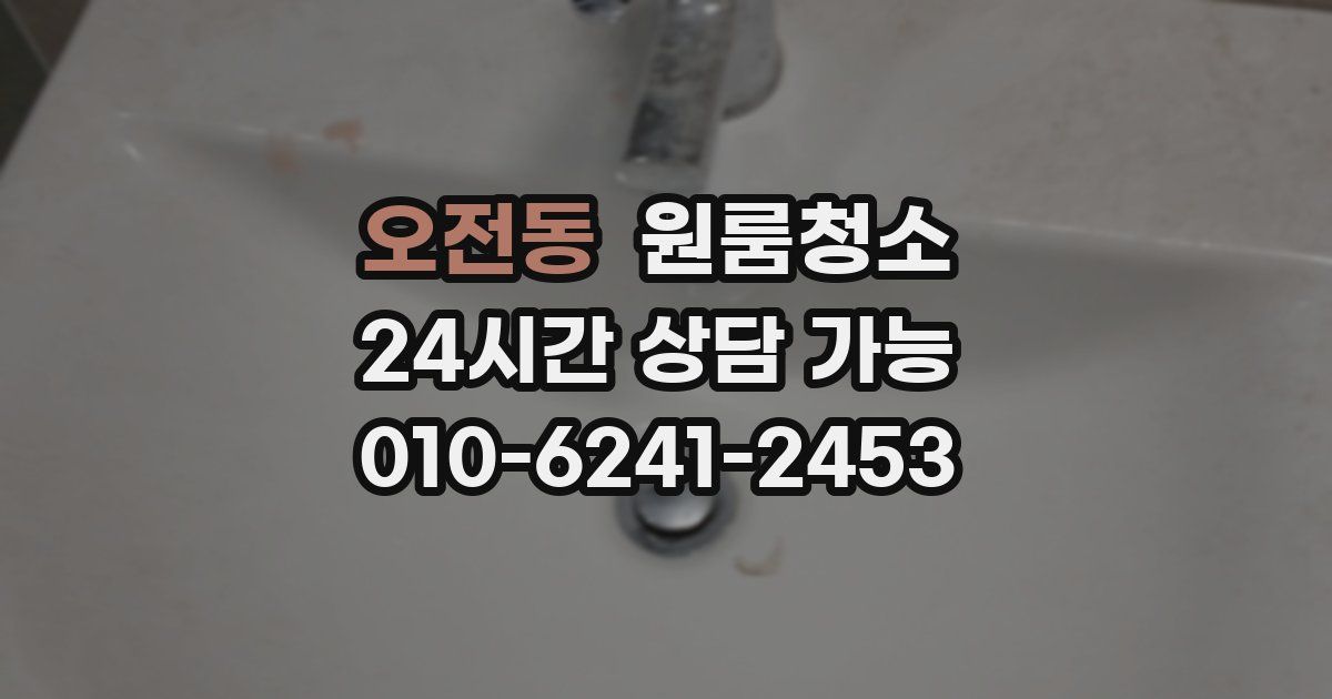 오전동 입주청소