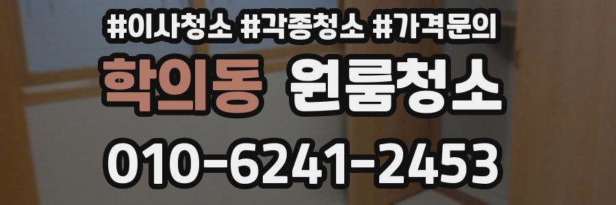 학의동 이사청소