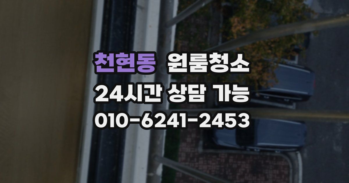 천현동 입주청소