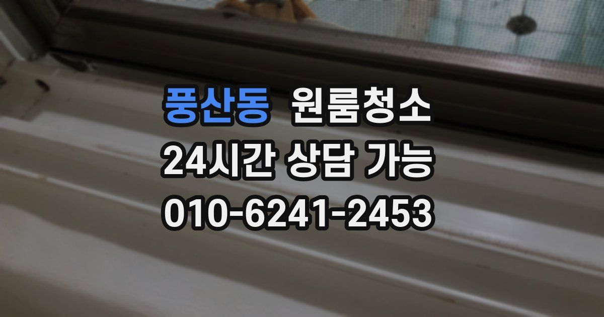 풍산동 입주청소