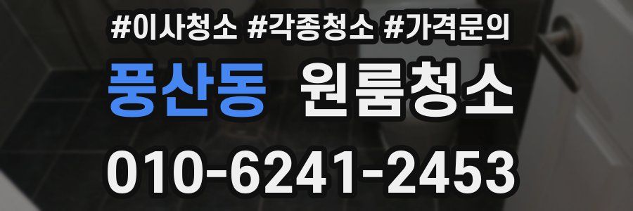 풍산동 이사청소