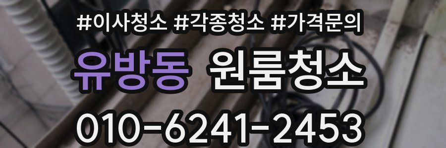 유방동 이사청소