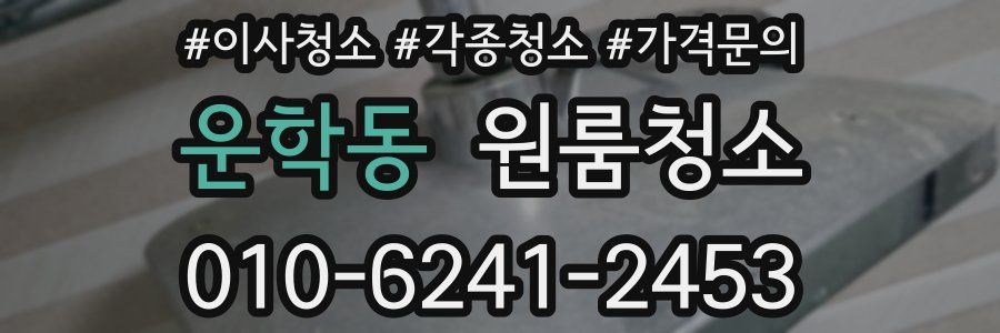 운학동 이사청소