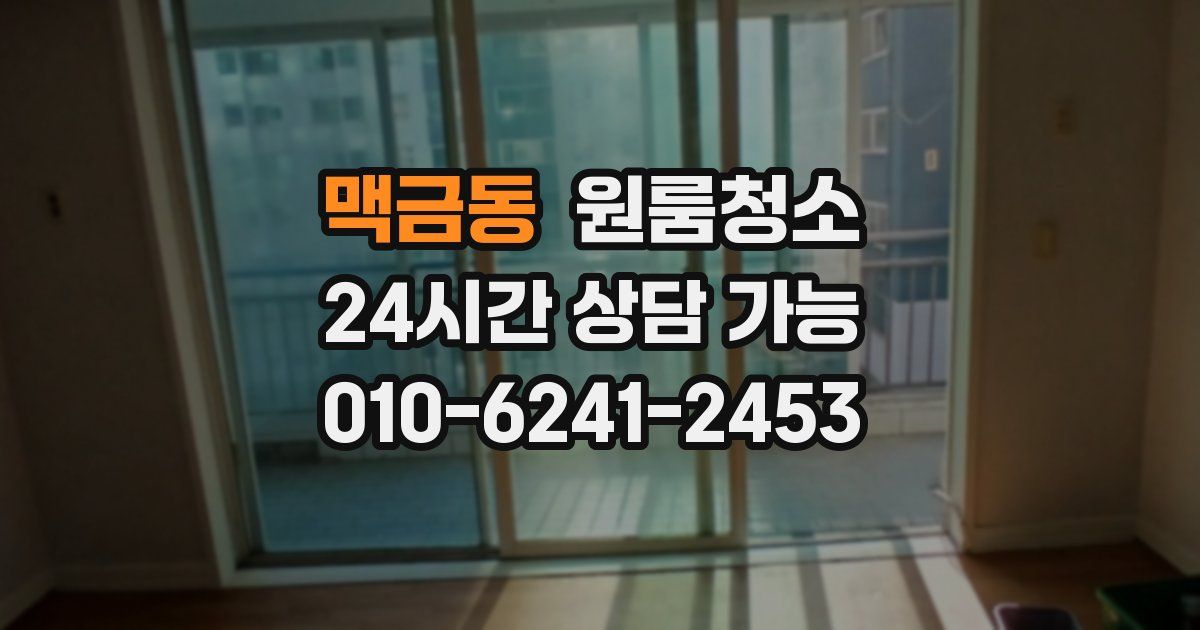 맥금동 입주청소