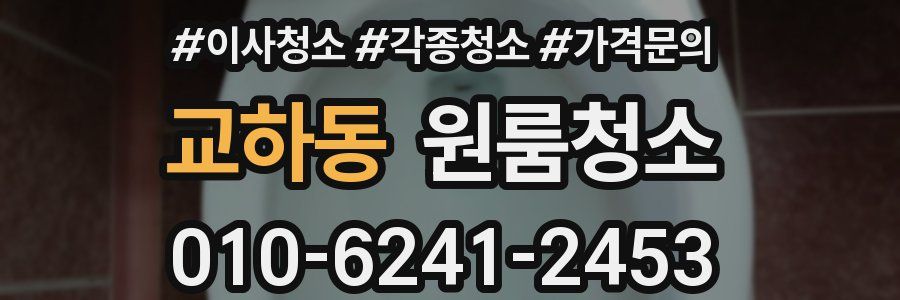 교하동 이사청소