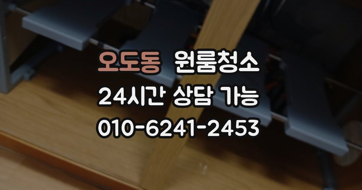 오도동 입주청소