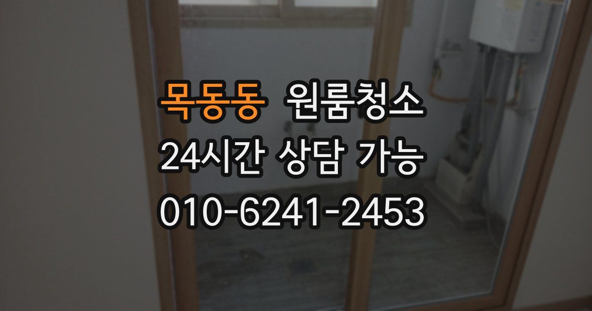 목동동 입주청소