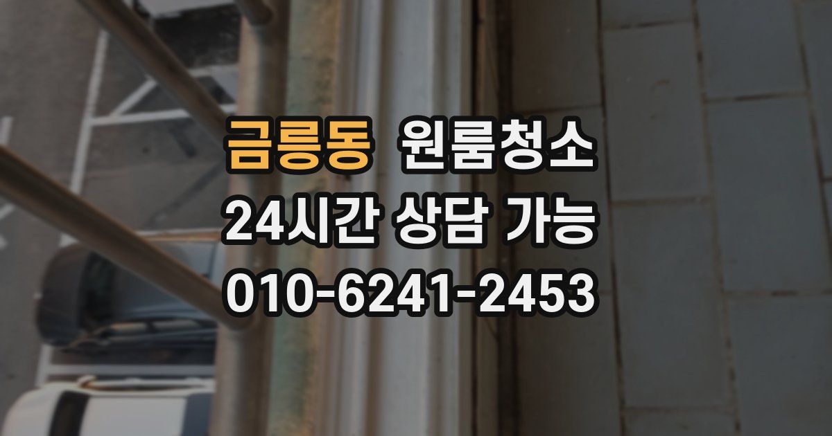 금릉동 입주청소