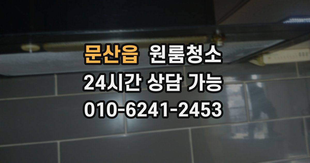 문산읍 입주청소