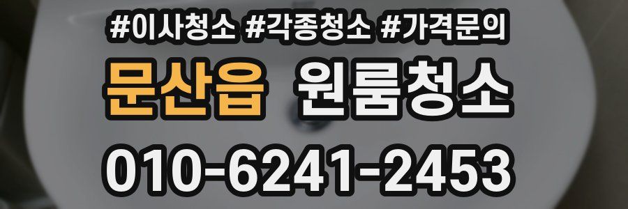 문산읍 이사청소