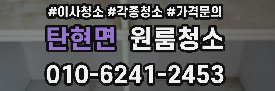 탄현면 이사청소