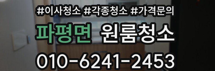 파평면 이사청소