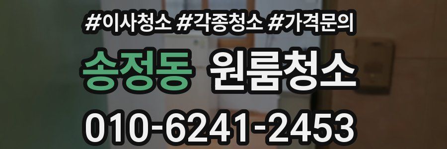 송정동 이사청소