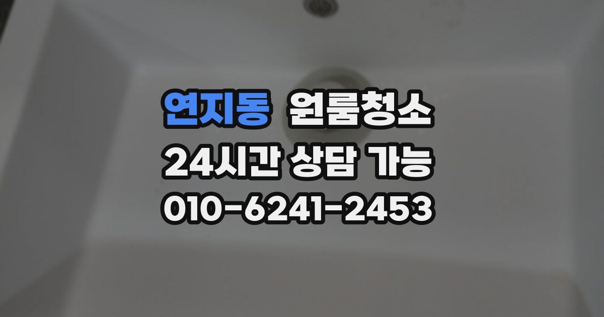 연지동 입주청소