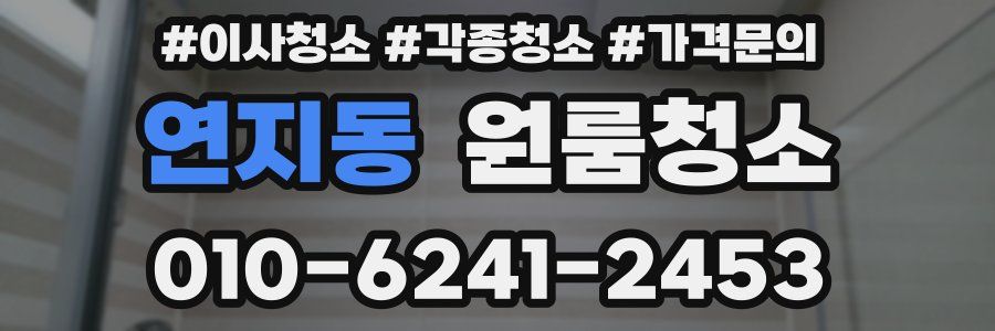 연지동 이사청소