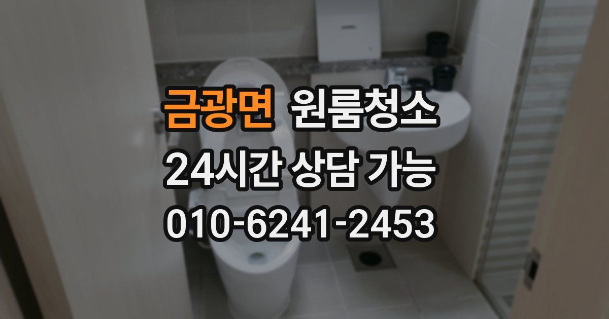 금광면 입주청소