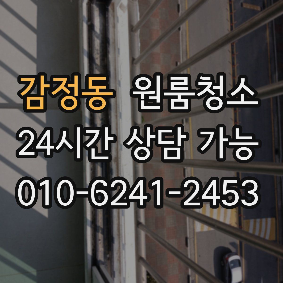 감정동 원룸청소