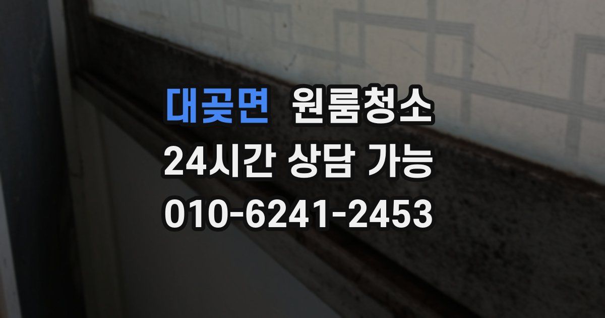 대곶면 입주청소