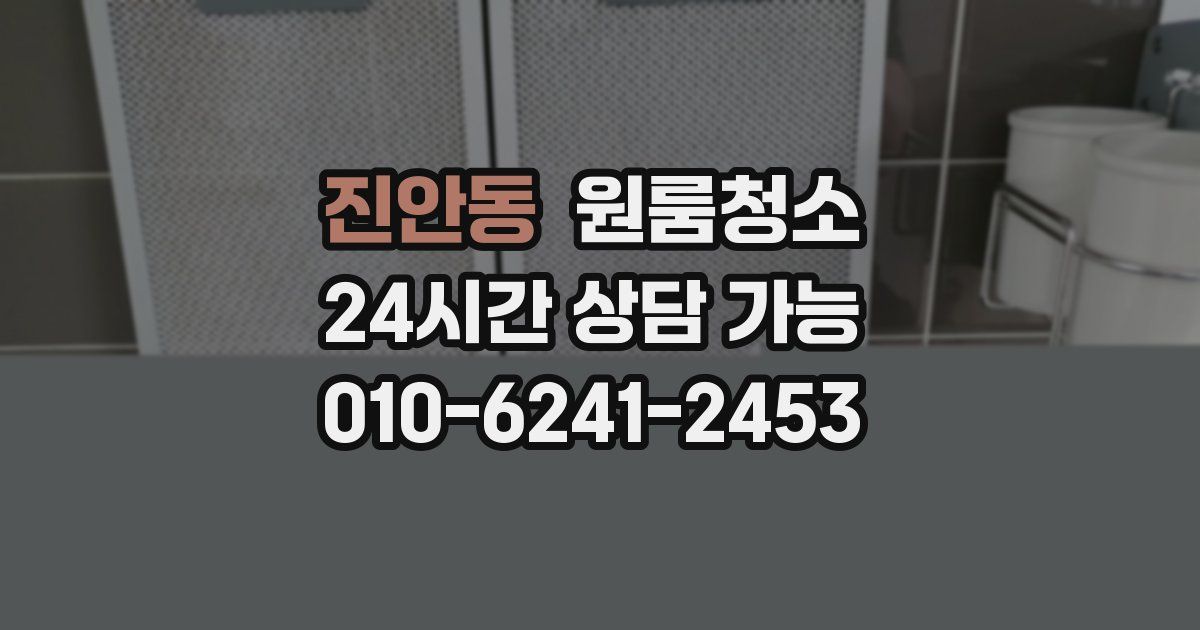 진안동 입주청소