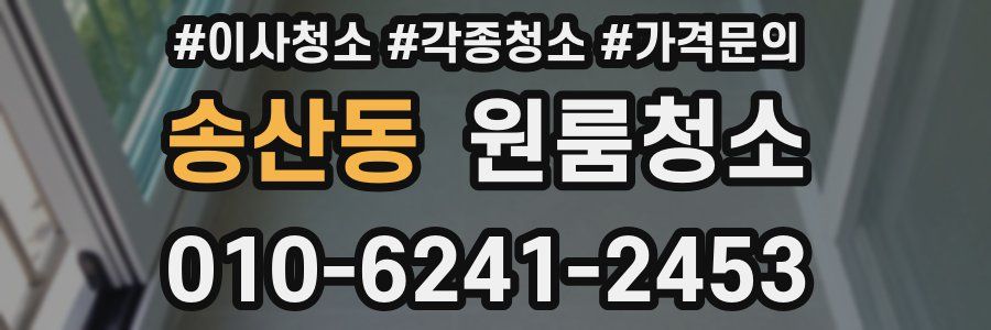 송산동 이사청소