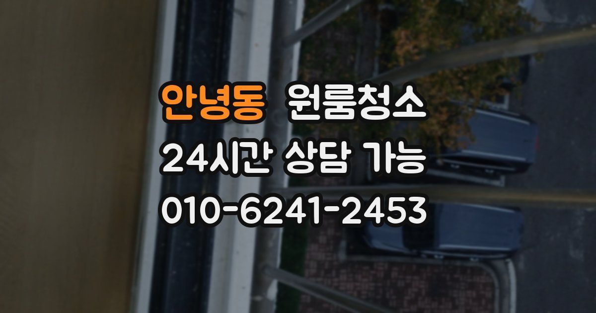 안녕동 입주청소