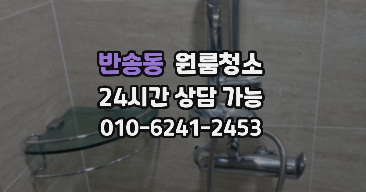 반송동 입주청소