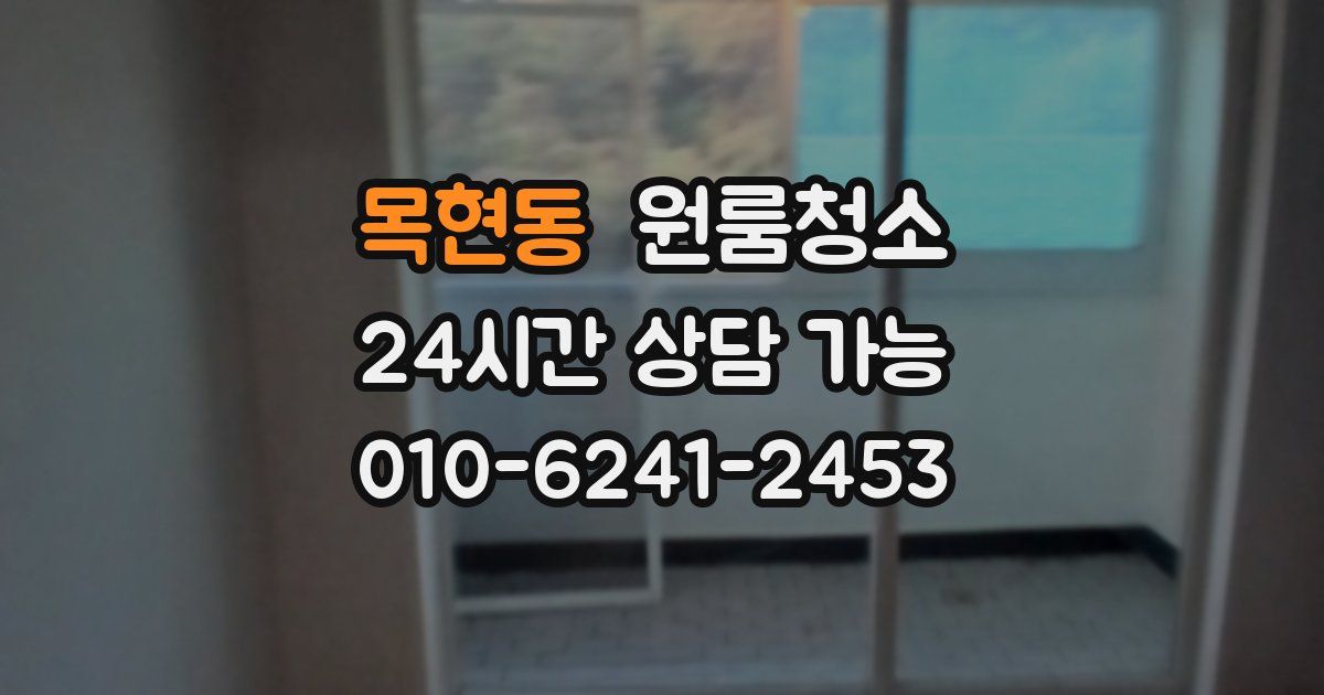 목현동 입주청소