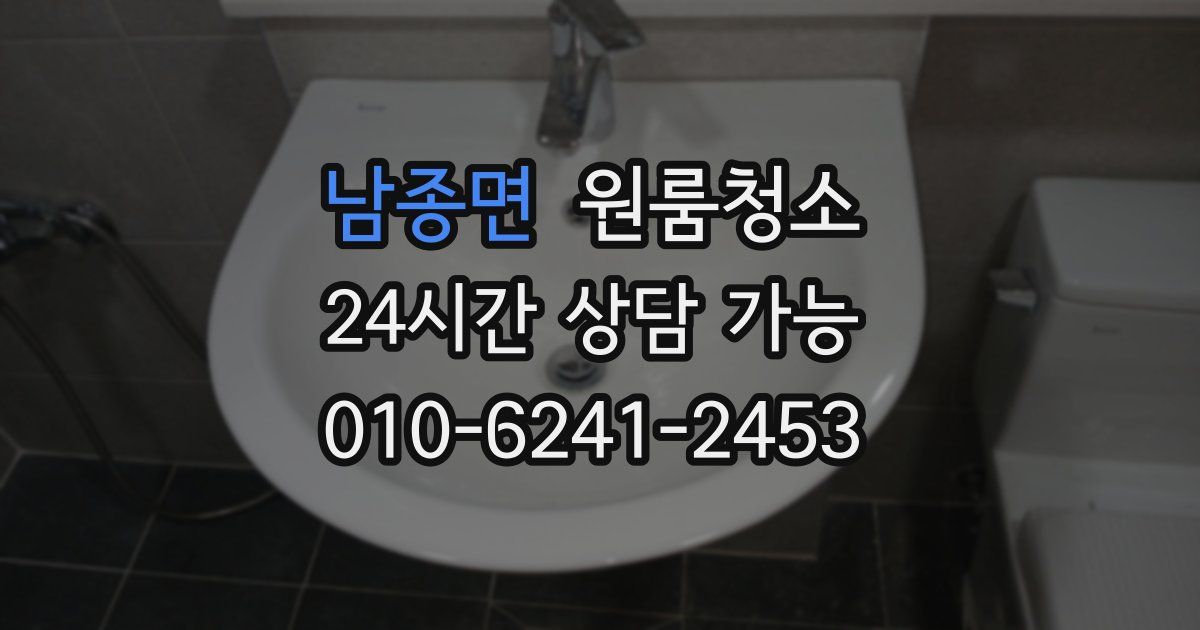 남종면 입주청소