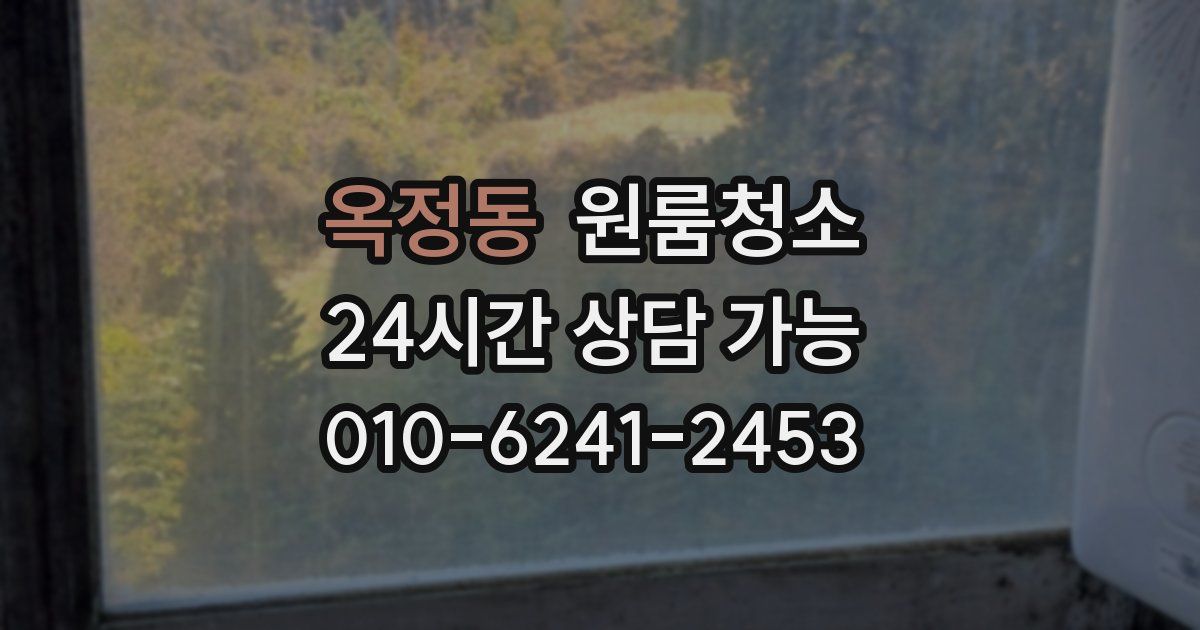 옥정동 입주청소