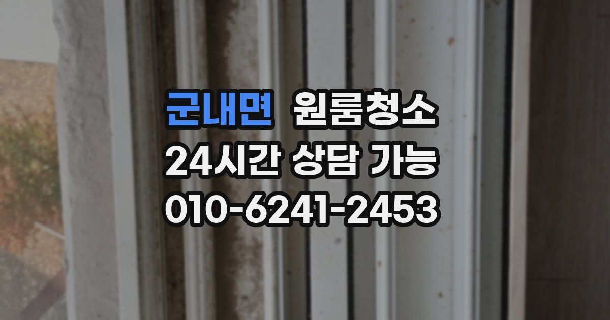 군내면 입주청소