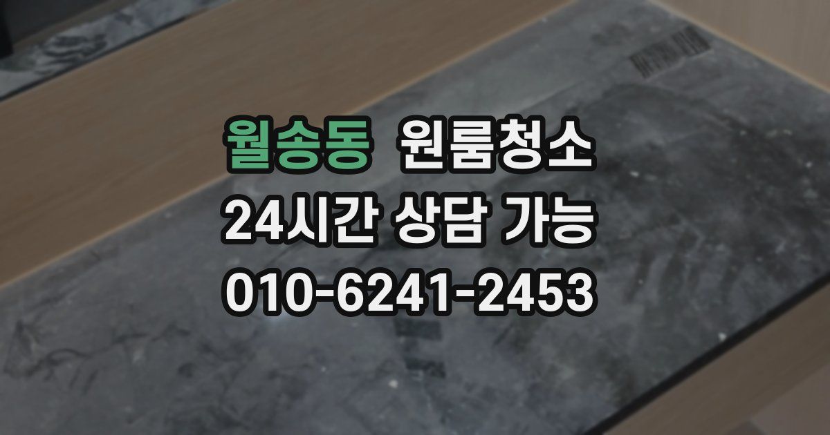 월송동 입주청소