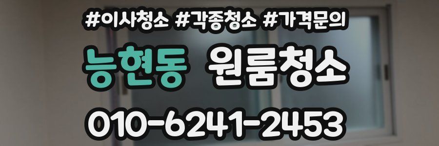 능현동 이사청소