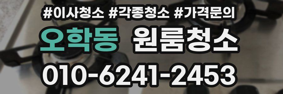 오학동 이사청소