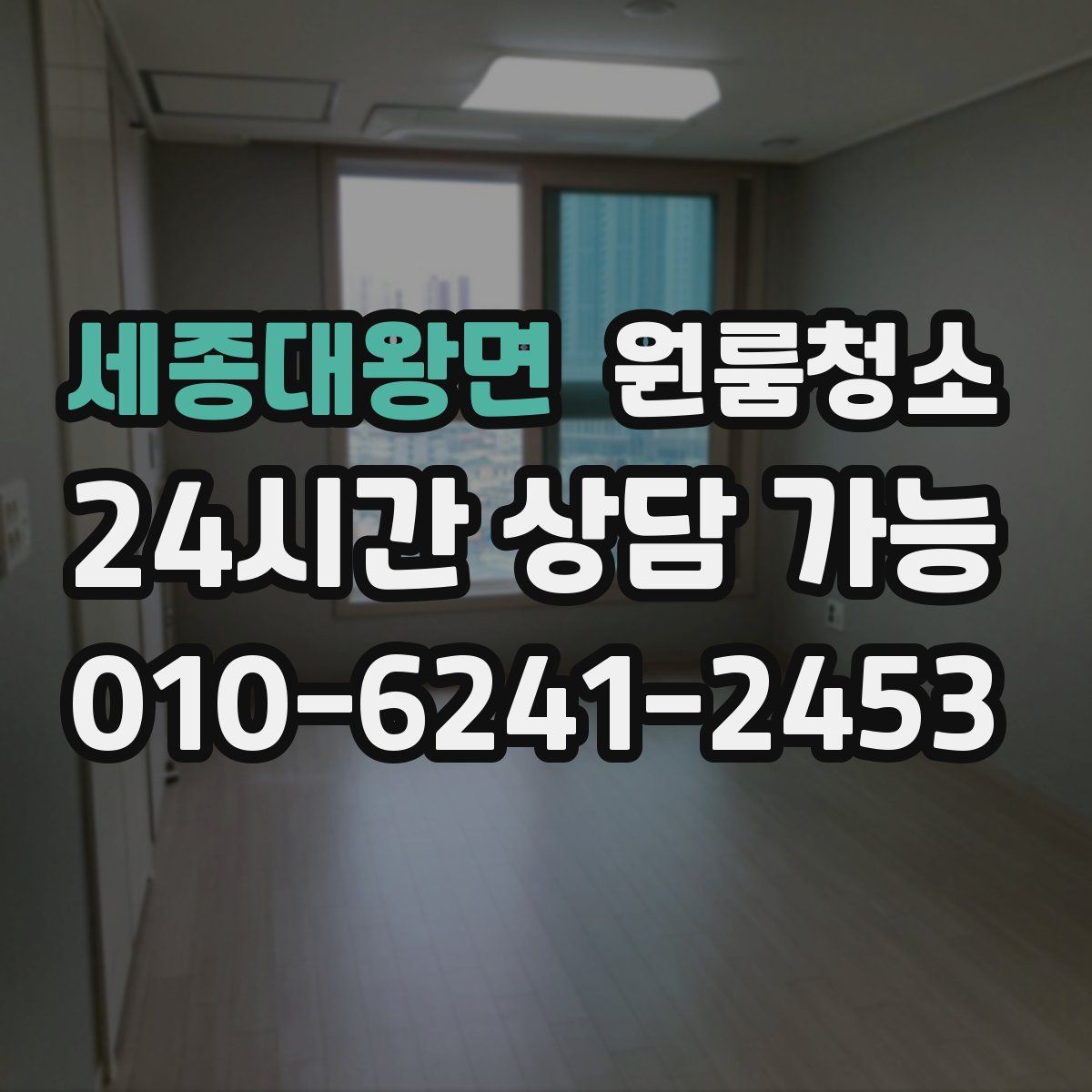 세종대왕면 원룸청소